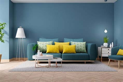 How To Decorate A Living Room With Blue Sofa | www.resnooze.com