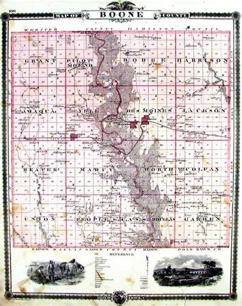 Map of Boone County - Art Source International