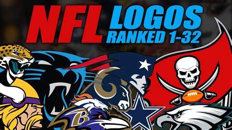 NFL Logos Ranked 1-32 - YouTube