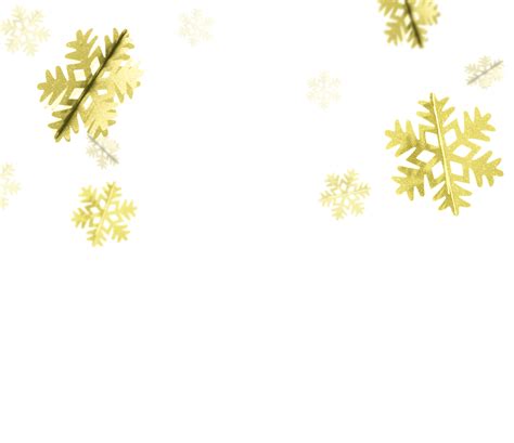 Transparent png composition of golden christmas snowflakes 21085110 PNG