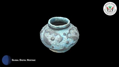 Historic Blue Glazed Pottery, Mleiha, Sharjah - Download Free 3D model by Global Digital ...