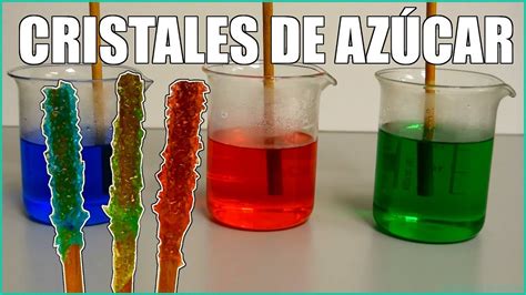 Cómo hacer caramelos | Experimento de cristalización con azúcar - YouTube