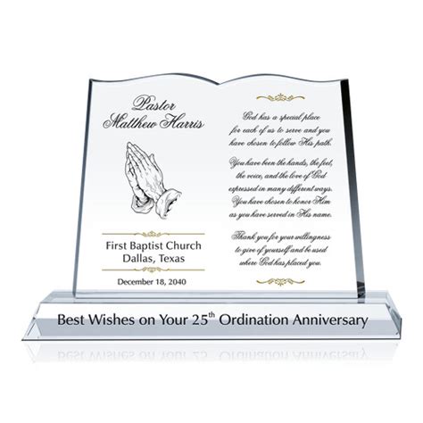 Pastor Anniversary Tributes and Sample Wordings | DIY Awards