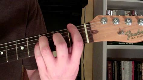 How To Play the Fm6 Chord On Guitar (F minor sixth) 6th - YouTube