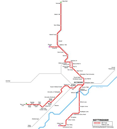 UrbanRail.Net > Europe > U.K. > England> Nottingham Tram (NET)