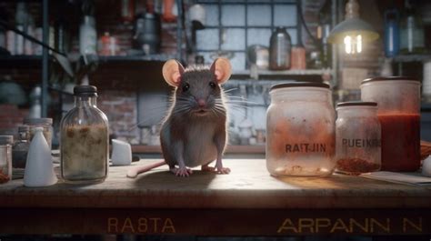 Premium AI Image | Rat experiment lab Generative Ai