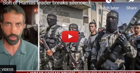 WATCH: Son of Hamas leader - Israel should use gas in Gaza terror tunnels | World Israel News