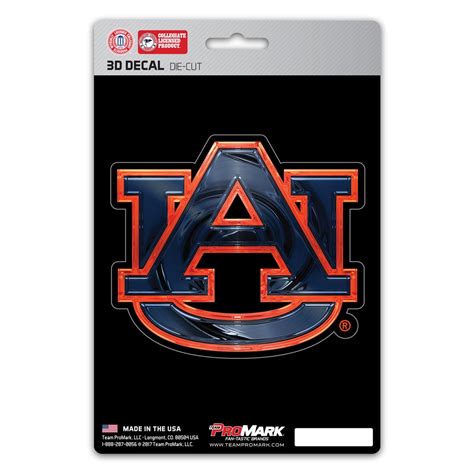 Auburn Tigers Decal 5x8 Die Cut 3D Logo Design - Walmart.com - Walmart.com