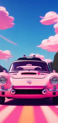 Cute Pink Car Live Wallpaper