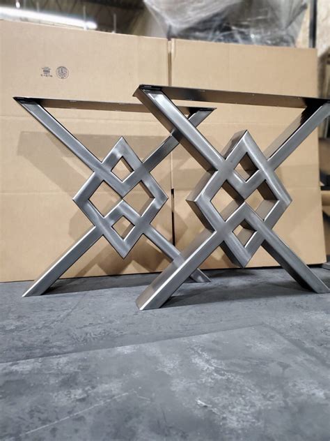 Inverted Diamond Style Metal Table Legs - ECon Welding