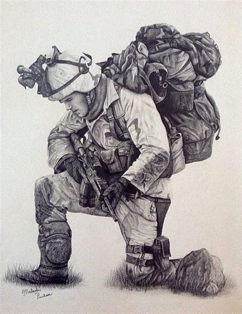 41 Soldier Pencil Drawing Ideas | Soldier drawing, Military drawings ...