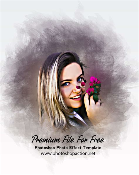 Photoshop Action - Free Watercolor Photoshop Animation Effect