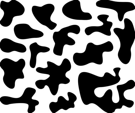 Cow spots pattern 4692511 Vector Art at Vecteezy