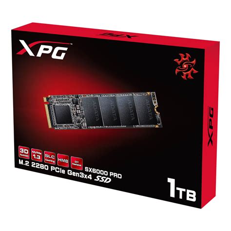 XPG SX6000 Pro PCIe Gen3x4 M.2 2280 SSD | XPG
