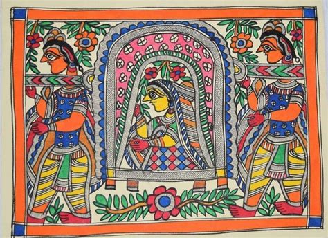 Madhubani (Mithila) Painting - History, Designs & Artists | Madhubani painting, Art painting ...