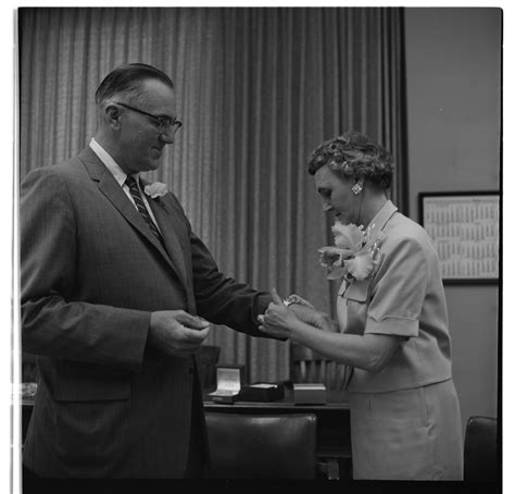 Ann Arbor Police Chief Casper M. Enkemann and Gladys C. Enkemann at Retirement Party, June 1960 ...