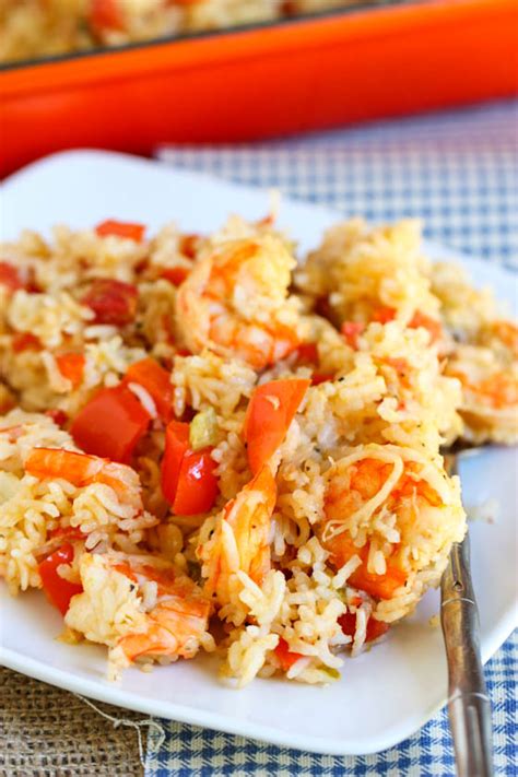 Shrimp and Rice Casserole - Eat, Live, Run