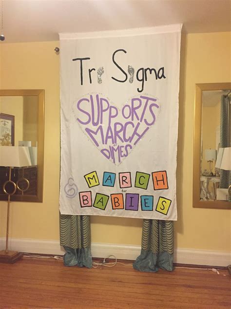 Tri Sigma Philanthropy banner | Home decor decals, Sigma, Tri sigma