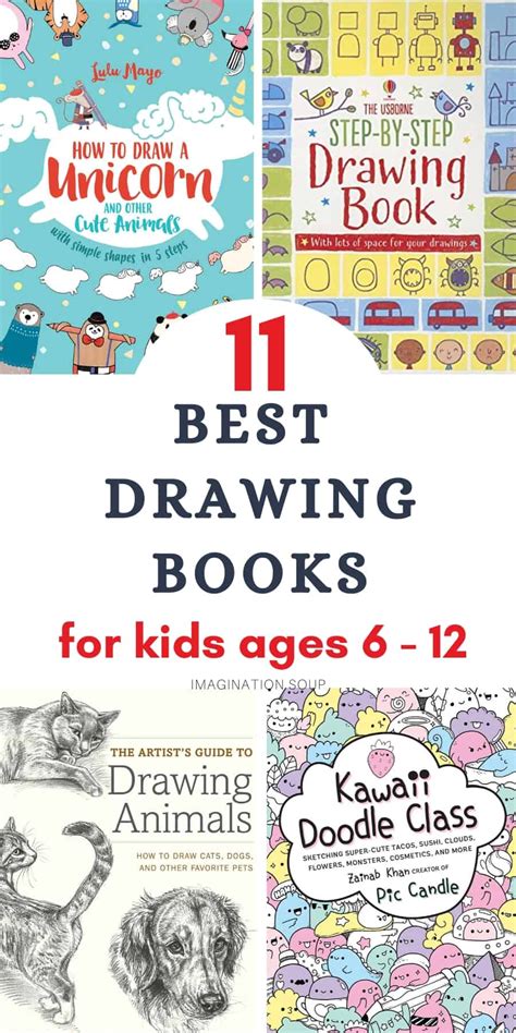 Best Drawing Books and Supplies for Kids | Imagination Soup Drawing Books For Kids, Book Drawing ...