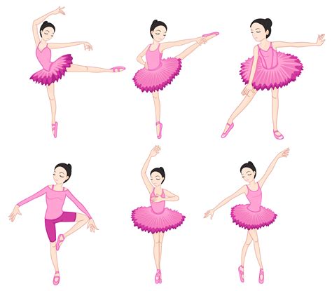 Ballerina set 417638 Vector Art at Vecteezy