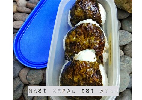 Resep Nasi Kepal isi Ayam oleh Ipuk Nurahdiati - Cookpad