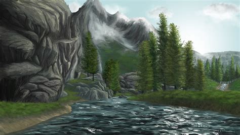 Skyrim Landscape by Awlita on DeviantArt