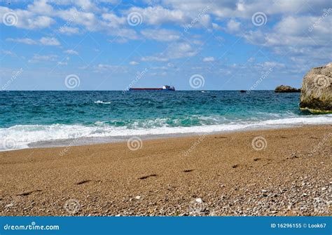 Seaside view stock image. Image of view, boat, outdoor - 16296155