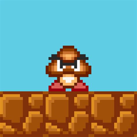 Goomba's reaction to all of yall talking about flags on these Mario ...