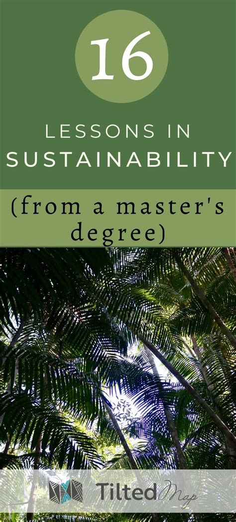 16 Things I Learned in a Sustainability & Energy Masters • Tilted Map | Sustainability ...