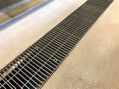 6″x1.0″x36″ Stainless Steel Trench Grate - Rockcrete USA