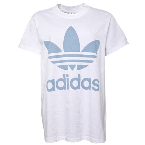 Buy adidas Originals Womens Oversize Trefoil T-Shirt White