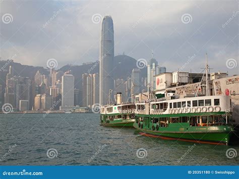 Hong Kong ferry editorial image. Image of city, commute - 20351180