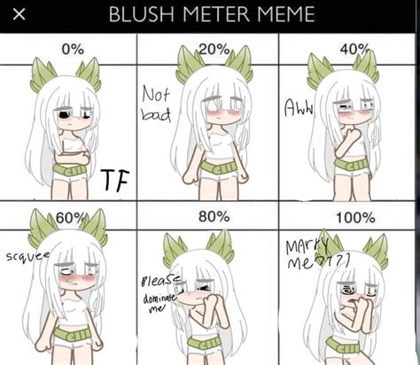 Gacha blush meme! : r/GachaHeatPornReal