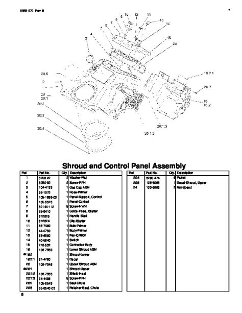 Toro CCR 2450 GTS 38516 Snow Blower Parts Manual, 2006