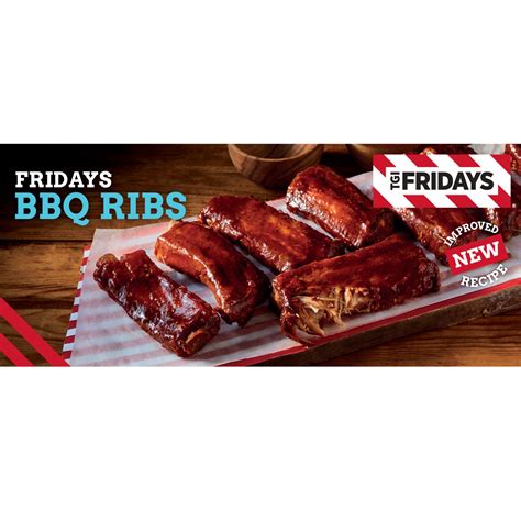 TGI Fridays BBQ Ribs with BBQ Sauce 575g | TGI Fridays | Iceland Foods