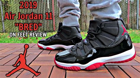 2019 Air Jordan 11 "Bred" ON FEET REVIEW - YouTube