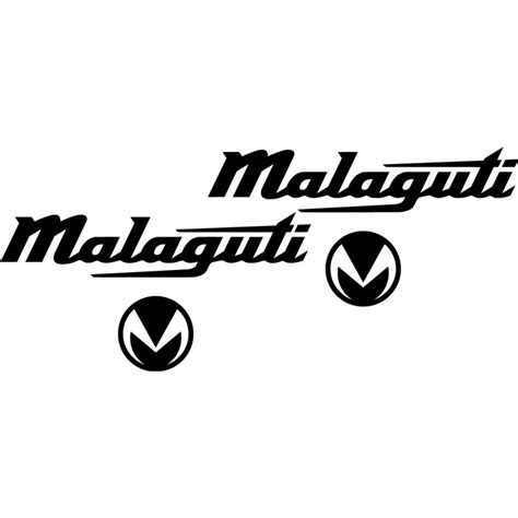 Malaguti Logo Die Cut Stickers Decals - DecalsHouse