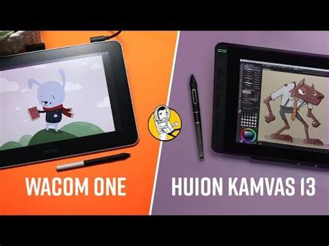 Wacom One - VS - Huion Kamvas 13 - Smackdown! - YouTube | Wacom ...