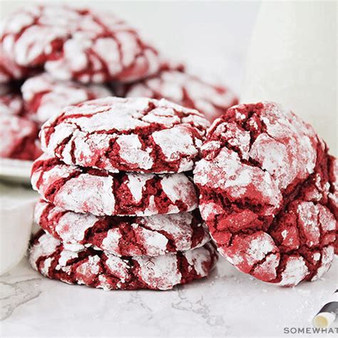 Red Velvet Cake Mix Cookies Recipe | Somewhat Simple