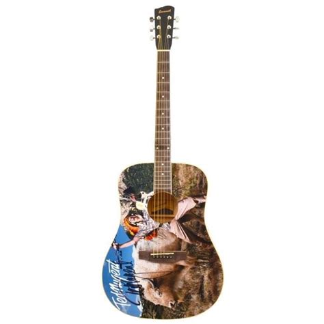 Ted Nugent Autographed Great White Buffalo Guitar