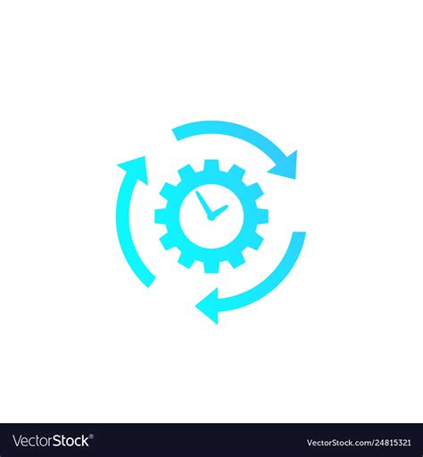 Productivity and efficiency icon Royalty Free Vector Image