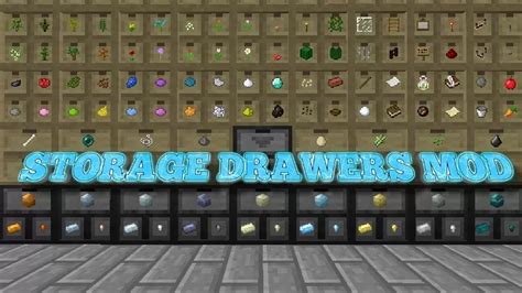 Storage Drawers Mod for Minecraft 1.18.1/1.17.1/1.16.5 | MinecraftSix