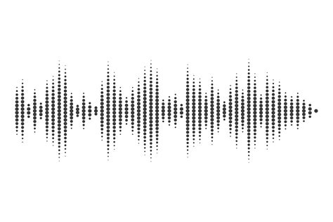 Sound Amplitude Chart. Noise Audio Wave Graphic by vectorbum · Creative ...