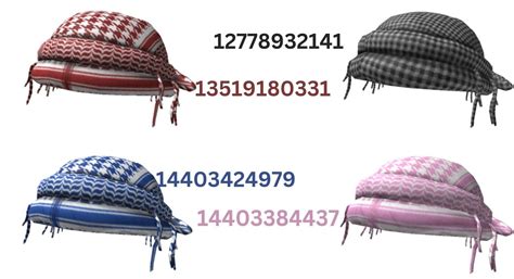 Traditional Keffiyeh codes | Y2k fit, Black hair roblox, Stud outfits