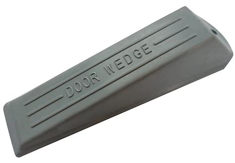 Grey Rubber Door wedge | DIY at B&Q