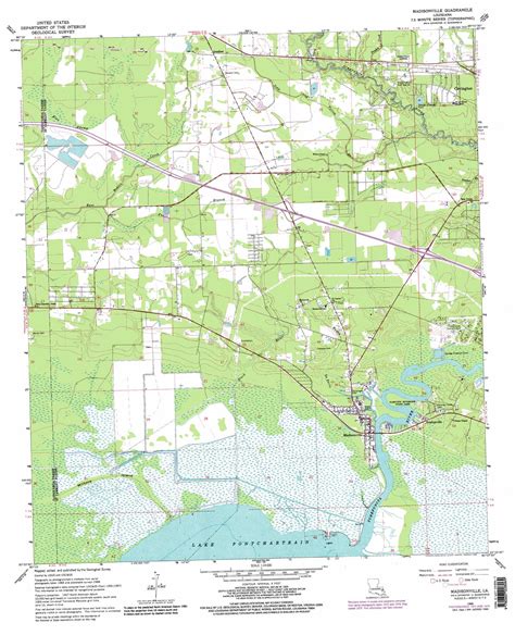 Madisonville topographic map 1:24,000 scale, Louisiana