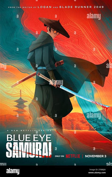 Blue eye samurai poster hi-res stock photography and images - Alamy