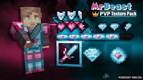 MrBeast 16x - BedWars, PvP Texture Pack For Minecraft 1.20.4 | PC Java Mods