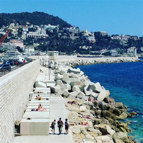 Some unique sunbathing in Nice. #europe #vacation #honeymo… | Flickr