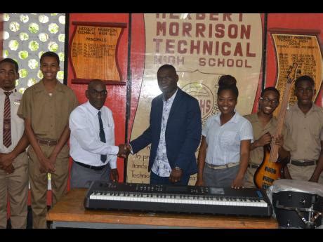 Herbert Morrison past students give back | News | Jamaica Star